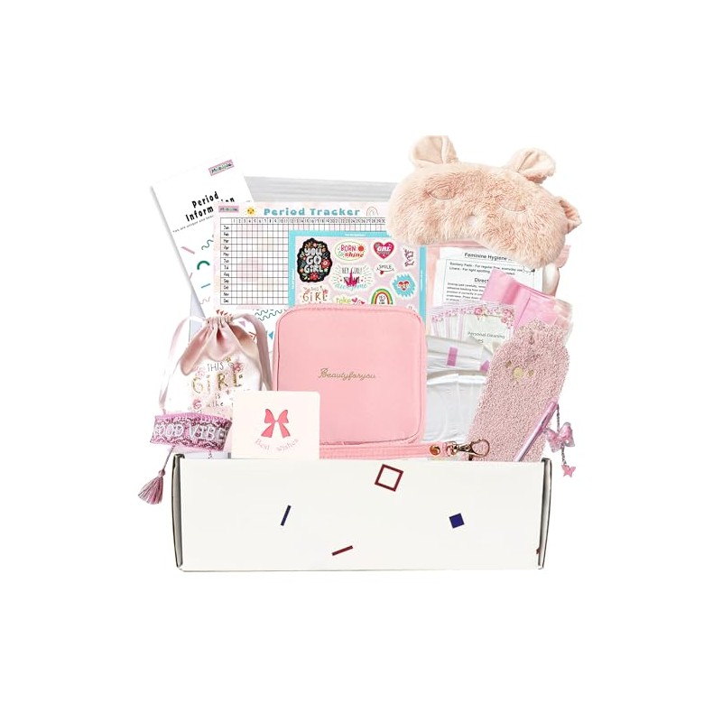 Kit para la primera menstruación para niñas | 22 piezas
