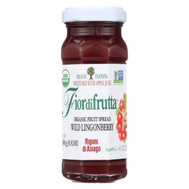 Rigoni Di Asiago Fiordifrutta Fruit Spread, Wild Ligonberry, Organic, 8.82 oz