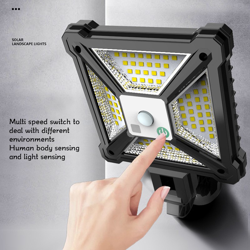 Solar Street Light 4 COB Motion Sensor IP65 Waterproof 3