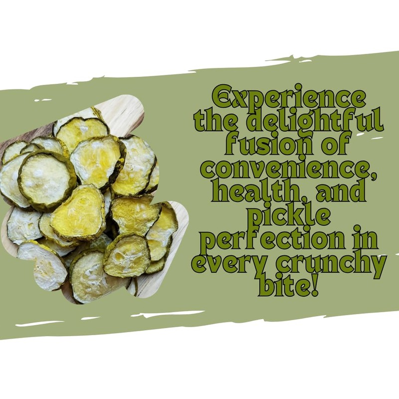 G-BOX Freeze Dried Kosher Pickle Chips, Keto| Low-Calorie Snacks| Original