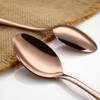 7" Pure Copper Spoon, 99.99% Copper Spoon for Kitchen, Solid