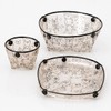 Yvonmmee Collapsible Bowl and Plate Set with Cup, 3-Piece Portable