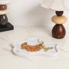 Carrara White Marble Tray, 11"X8" Vanity Decorative Marble Tray