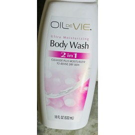 Oil of Life Moisturizing Body Wash 2 in 1 Cleanser + Moisturizer for Dry Skin