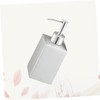 KONTONTY Stainless Steel Square Soap Dispenser Elegant Lotion Pump for