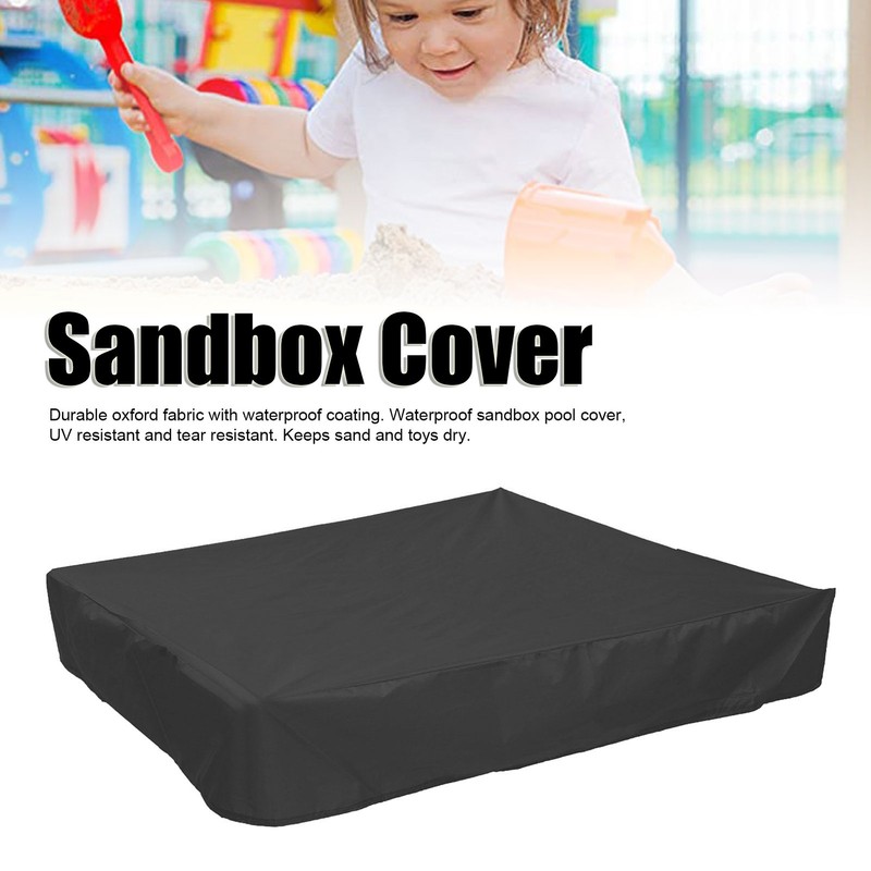 Sandbox Cover with Drawstring Square Dust Proof Anti UV Waterproof