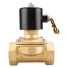 Baomain Pneumatic 2 Inch Normally Open 2 Way Brass Electric