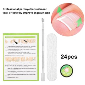 Corrector pedicure clavo Etiqueta engomada profesional de la corrección del Uñas Paronychia Recupere Clipper de la manicura del fijador Herramientas especiales de la pedicura Kit del cuidado del pie(#2)