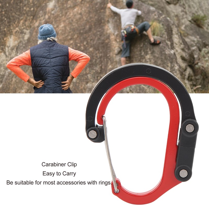 Carabiner Clip Outdoor Tactic Clasp Multifunctional Aluminium Alloy M Size