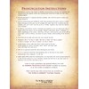 The Greatest Commandment in Hebrew Print (8.5"x11" ECO)