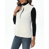 Xeoxarel Vests for Women, Soft Fleece Vest Lightweight Sleeveless Classic