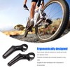 Mountain Bike Handlebars Bar Ends 1 Pair Carbon Fiber 3K