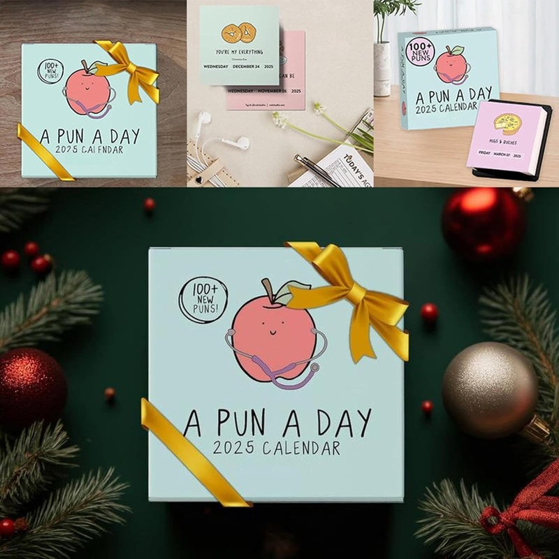 2025 A Pun A Day Desktop Calendar - 100 +
