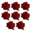 HAMILO Rose Flower Hairpin Hair Ornament Brooch Bride Bridal Decor