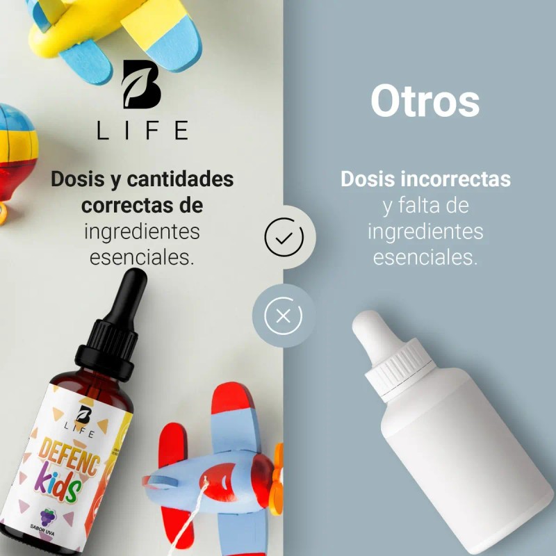 Suplemento Sistema Inmune Liquido Gotas Niños Life