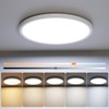 NIORSUN 12 inch Flush Mount LED Ceiling Light Fixture,Dimmable 3000K/3500K/4000K/5000K/6500K