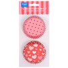 PME Valentines Foil-Lined Cupcake Cases - Valentine's Day, Set of