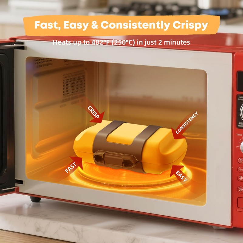 mico dingker Microwave Sandwich Maker, Microwave Toastie Maker, Snack Maker