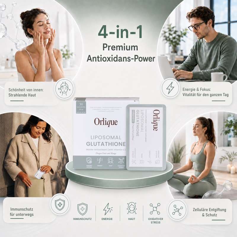 Liposomal Glutathione with Vitamin C - 30 Sachets - 400