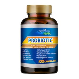 VITAMISAN Probióticos para mujeres, probióticos para hombres y adultos, suplemento probiótico natural y estable con prebiótico orgánico, probióticos  