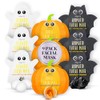 Spa Life Mascarilla de Halloween animada con diseño de calabaza,