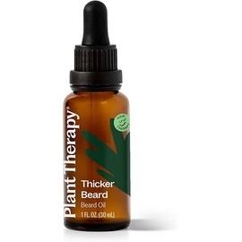 Plant Therapy Hair Therapy Thicker Beard, Beard Oil 30 mL (1 oz) Promotes Growth and Shine, Encourages Healthy Skin for a Beard that is Touchably Soft, Smooth, and Manageable