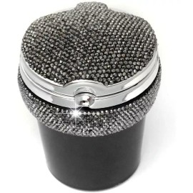 FUTURE OF STAR Cenicero De Diamante De Coche Con Led Y Tapa Para Automóvil