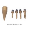 5Pcs Firewood Drill Bit 32mm Wood Log Splitter C45 Steel