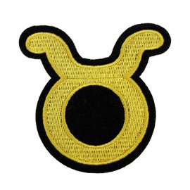 RECHERE Constellation Symbols Zodiac Embroidered Iron On Patch Applique (Taurus)