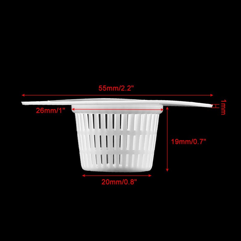 uxcell Bathroom Plastic Drain Hair Stopper Strainers Sink Drainer Screen