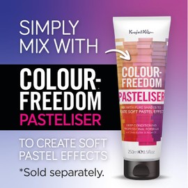 Colour-Freedom Gloss Pro 150ml Misty Grey Semi-Permanent Hair Colour - Ultra-Vibrant Vegan Colour Mask with PurePlex | Ammonia Free Colour Lasts Up To 6-10 Washes