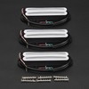 FLEOR 3pcs Hot Dual Rail Humbucker Set Ceramic N+M+B Single-Coil-Sized