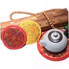 VICASKY 2sets Singing Bowl Pads Buddhist Bowl Mats 2-pack Soft
