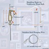 Picture Hanging Kit – Picture Rail Hooks with 12 of