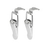 2PCS Stainless Steel Tension Clasp, 58mm Spring Loaded Toggle Latch,