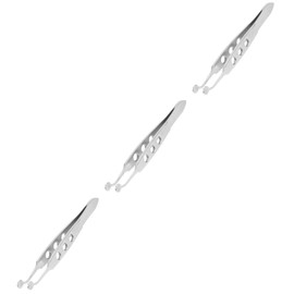 Beavorty 3pcs Professional Eyelid Tweezer Gland Expressor for Women Stainless Steel Beauty Tool