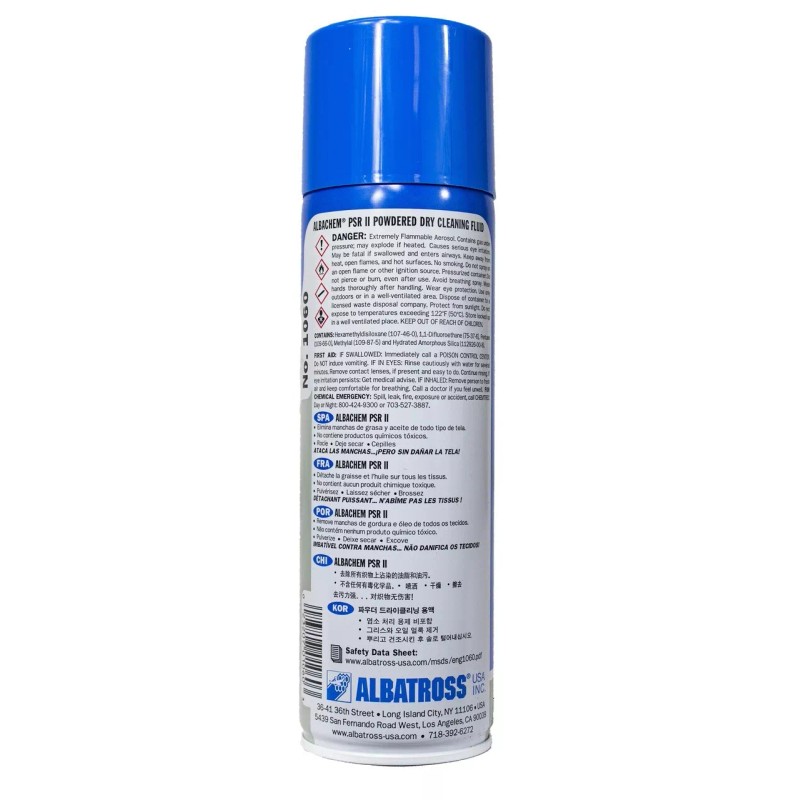 AlbaChem PSR Powdered Dry Cleaning Fluid Brush Off Spot Remover