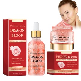 Firming Cream for the Face + Anti-Wrinkle Face Serum, Dragons Blood Easy Cream 50 g and Dragon Blood Anti-Wrinkle Serum 30 ml, Fine Lines to Reduce Cream3-3