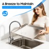 DYRABREST 304 Stainless Steel Washer Machine Drain Pan 27x25x1.5in with