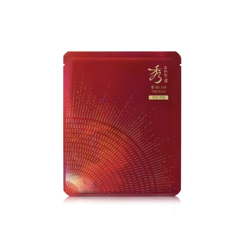 Sooryehan Red Ginseng Wrinkle Mask 30mlx3 sheets / 수려한 레드