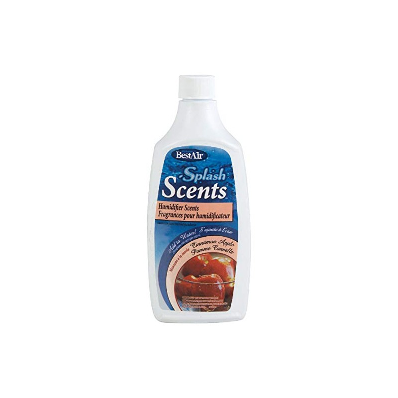 BestAir FSCA-PDQ-6 Splash Humidifier Scent & Water Treatment, Cinnamon Apple,
