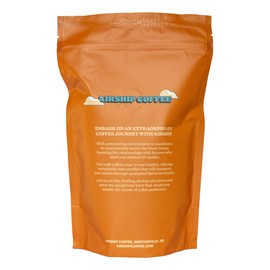 Airship Coffee Black Apple Espresso, 250g - Flavor Notes of Dark Cherry, Citrus Orange, and Dark Chocolate - Sourced From Ethiopia, Sumatra, and Brazil Coffee Farms - Roasted Whole Bean Coffee