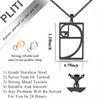 PLITI Golden Ratio Necklace Geometic Gift Mathematics Gift Fibonacci Sequence