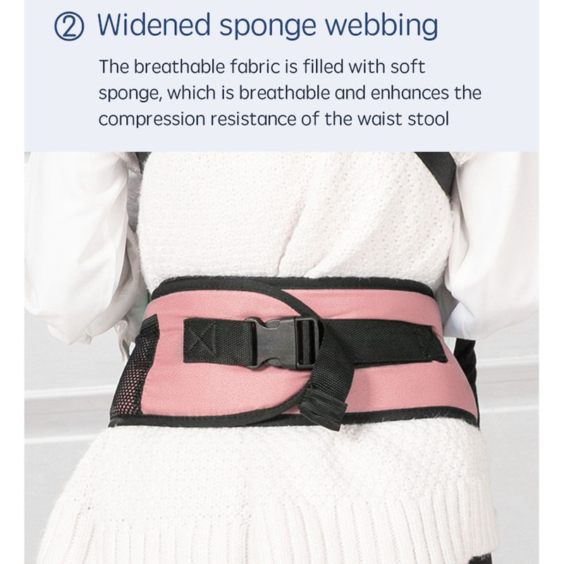 Baby Hip Seat Carrier Adjust Strap Storage Pockets Multifunction Baby