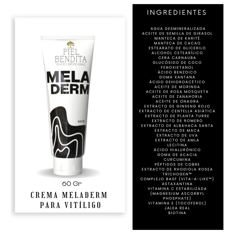 Crema Regeneradora Meladerm 60 Gr Piel Bendita Repigmentante