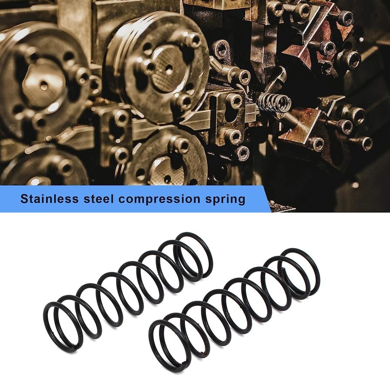 TOP-VIGOR 10Pcs Compression Spring, 1.2mm Wire Dia, 13mm OD, 45mm
