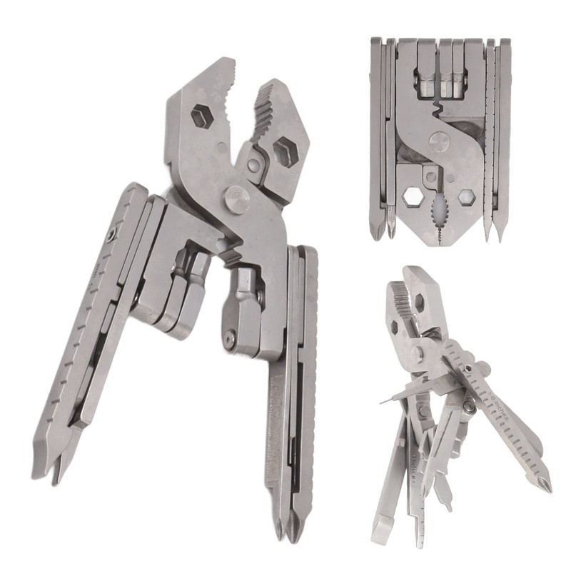 Multitool Pliers Cast Steel Screwdriver Card Needle Wire Stripper Wrench