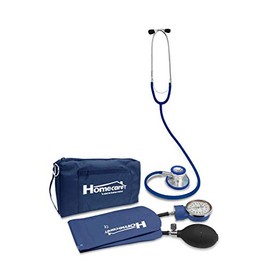 Homecare Kit Baumanómetro con Estetoscopio Duplex- Azul 100 Preciso con Estuche Portátil                                                              