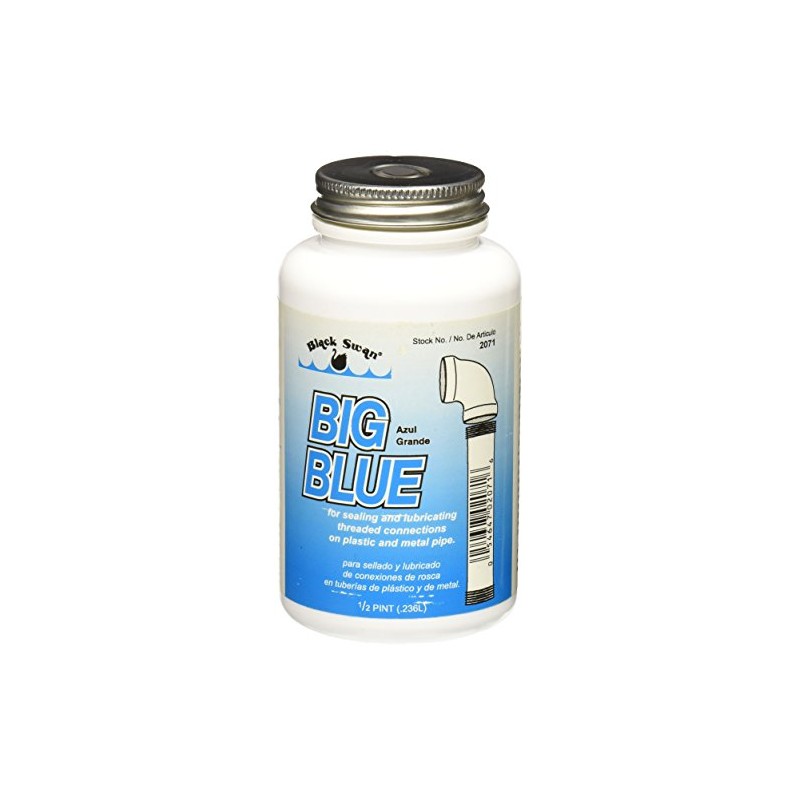 Black Swan 86311 Big Blue Thread Sealant, 1/2 Pint