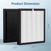 3 Pack G3 Air Purifier Replacement Filter for AMEIFU, Compatible